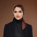 Nouf Silk Scarf w/clips