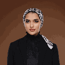 colorful silk scarf السكارف الملون