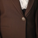 Brown crepe suit