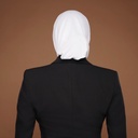 High-neck thick hijab