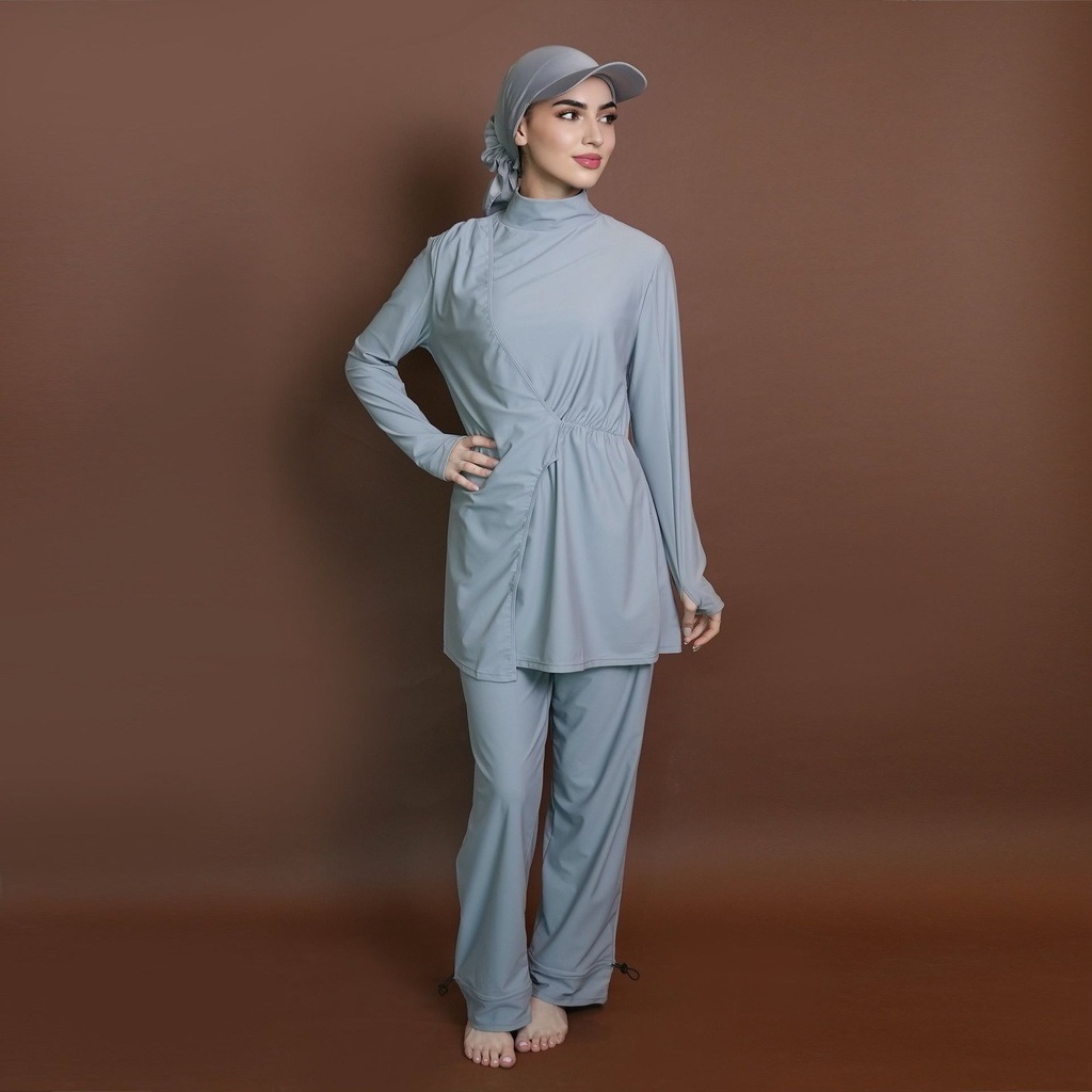 Nouf Grey Burkini