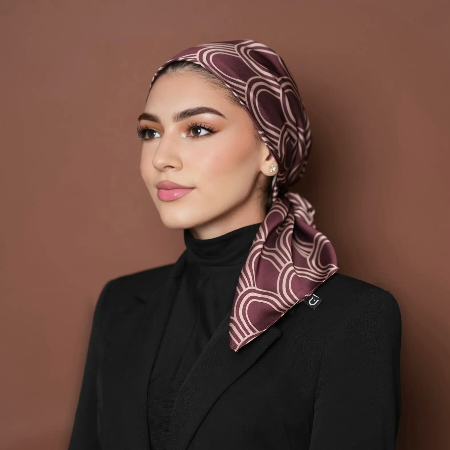 Art Deco Scarf 80*80cm سكارف