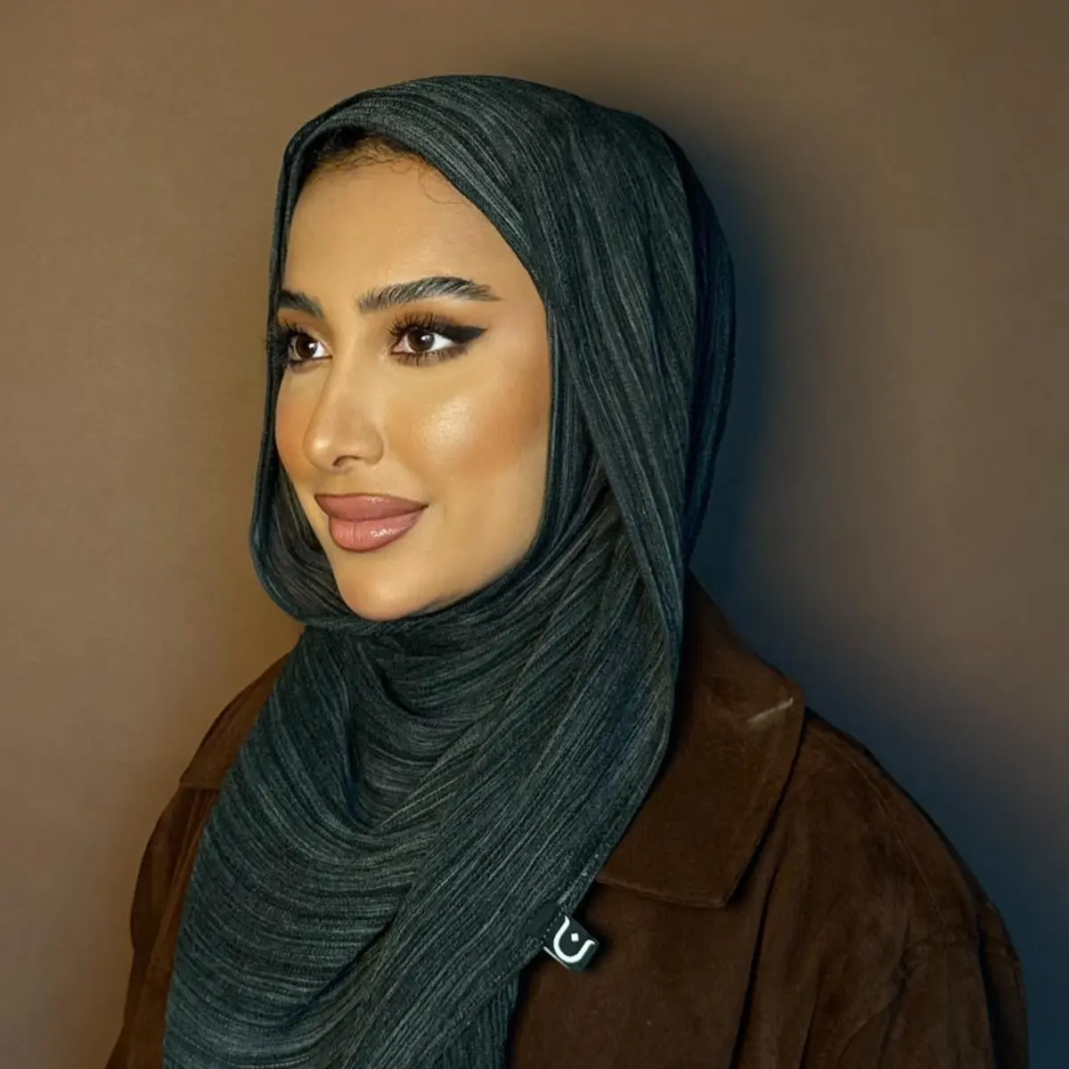 شال كريشة مخطط ناعم 