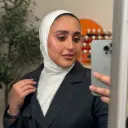 High-neck light hijab - petite
