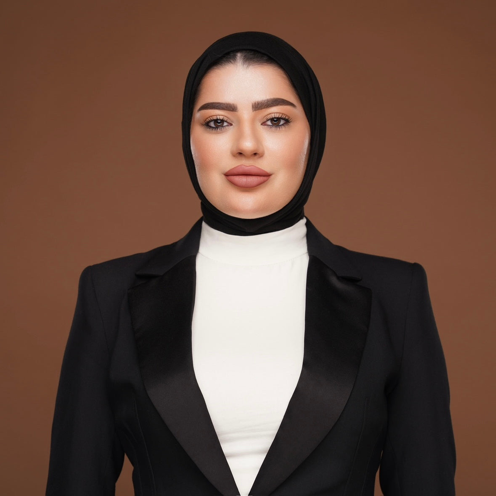 High-neck thick hijab حجاب الهاينك الثقيل