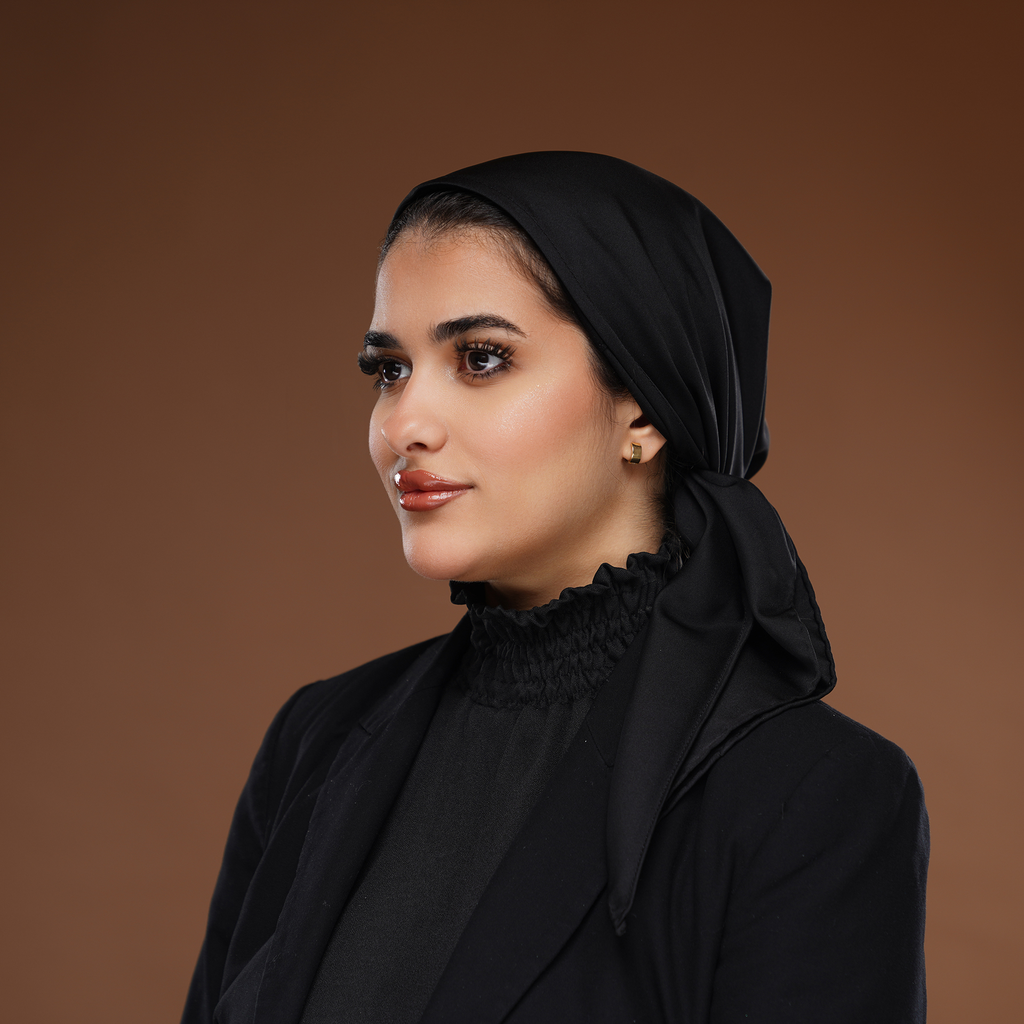 Nouf Silk Scarf w/clips سكارف نوف مع كلبس