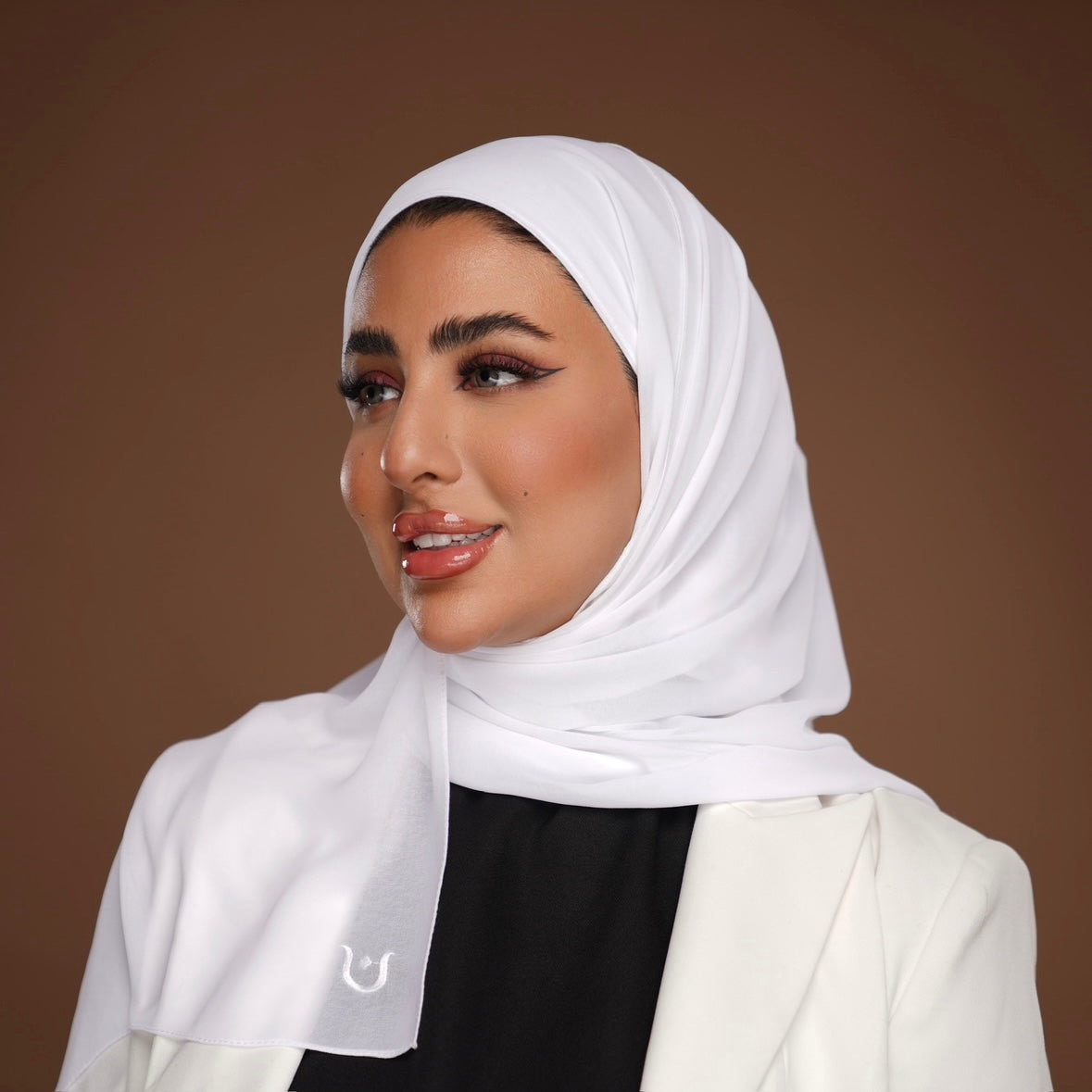 حجاب شيفون امطة - جهتين
