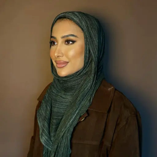 شال كريشة مخطط ناعم 