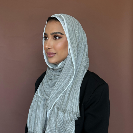 Soft striped kresha shawl