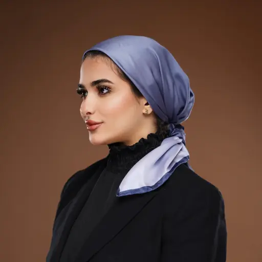 colorful silk scarf w/o clips