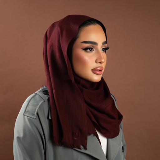 Striped shawl hijab حجاب الشال