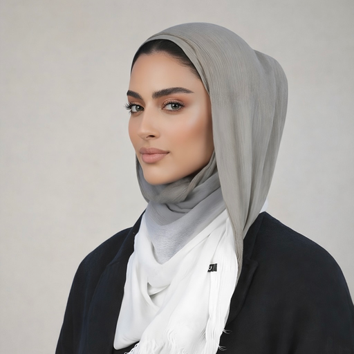 Ombrè woven shawl حجاب الشال اومبري