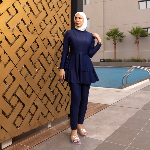 Blue burkini بوركيني ازرق
